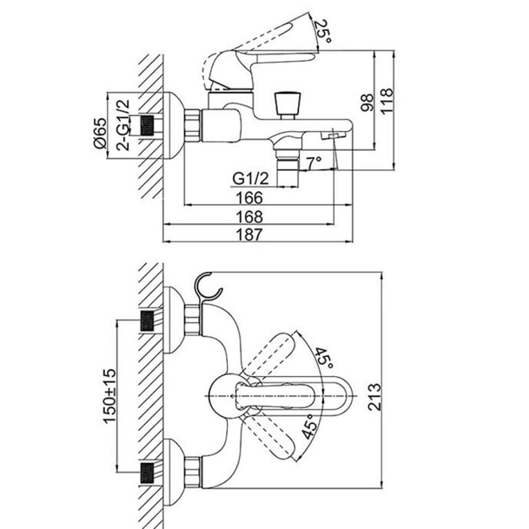 Vòi sen tắm D&K DK1343201
