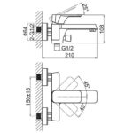 Vòi sen tắm D&K DK1433201