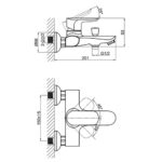 Vòi sen tắm D&K DK900332