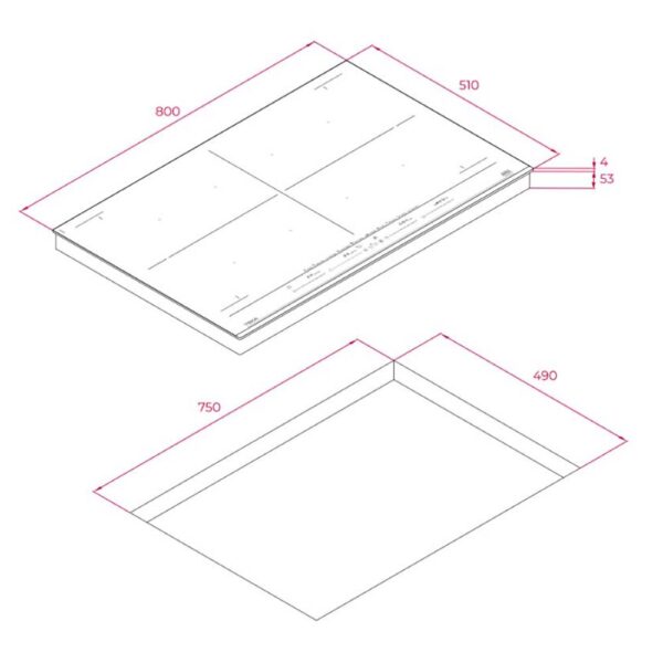 bản vẽ kỹ thuật Bếp từ bảy TEKA IZF 88700 MST (6)