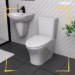 Bồn cầu 2 khối CAESAR CD1341 nắp êm M232 - Ảnh 3