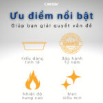 Chậu lavabo đặt bàn CAESAR LF5263 - Ảnh 3