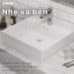 Chậu lavabo đặt bàn CAESAR LF5263 - Ảnh 13