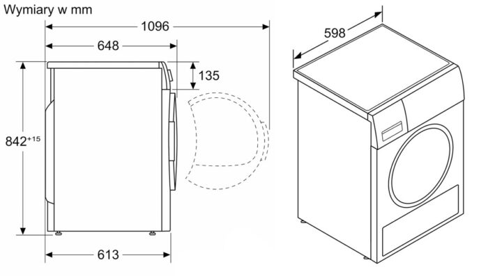 Máy sấy quần áo BOSCH WQG241AGPL 9kg serie 6 - Ảnh 2