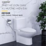 Bồn cầu 2 khối CAESAR CD1340 nắp êm M232 - Ảnh 5