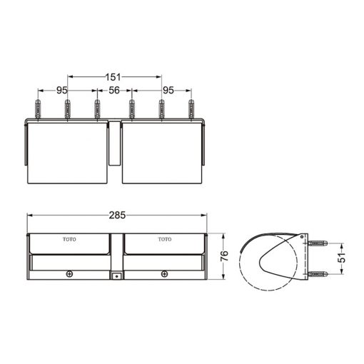 TOTO GS714W - Lô giấy đôi