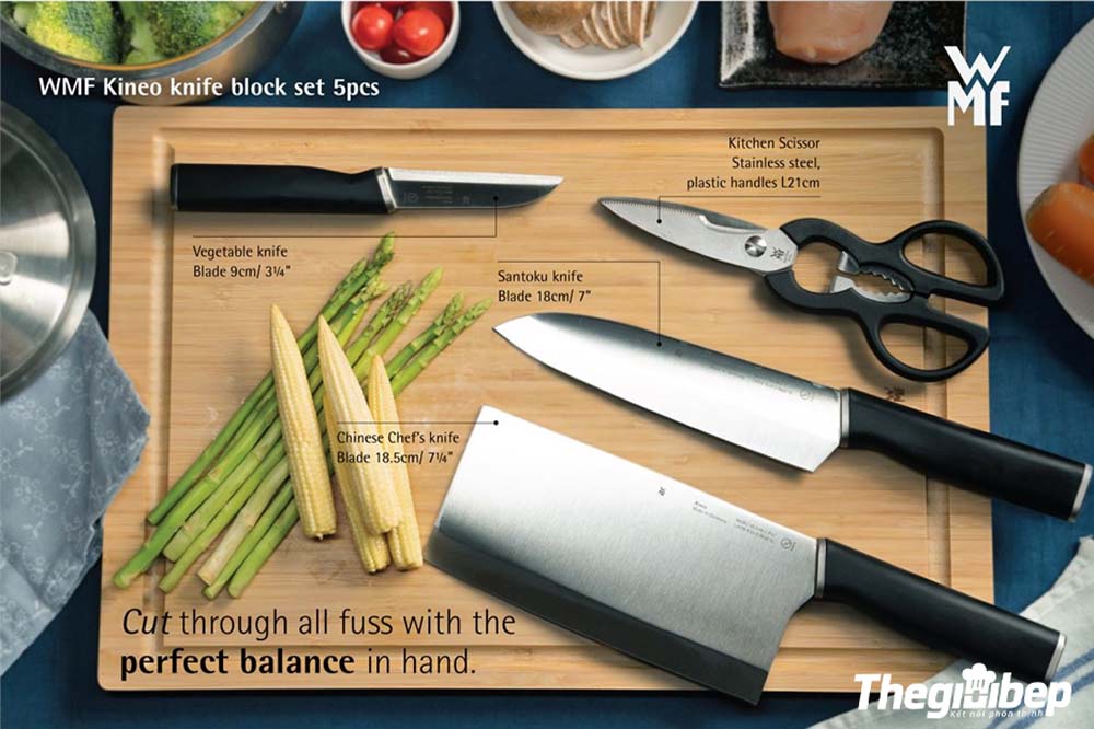 Bộ dao WMF KINEO 1896459992 4 món (1)
