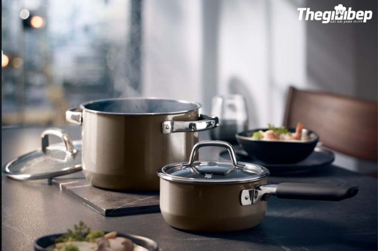 Bộ nồi WMF FUSIONTEC DARK BRASS 3201111682 4 món
