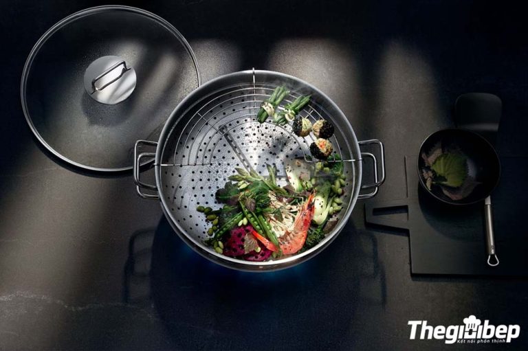 Chảo WMF WOK MACAO 0792566040 kèm xửng hấp