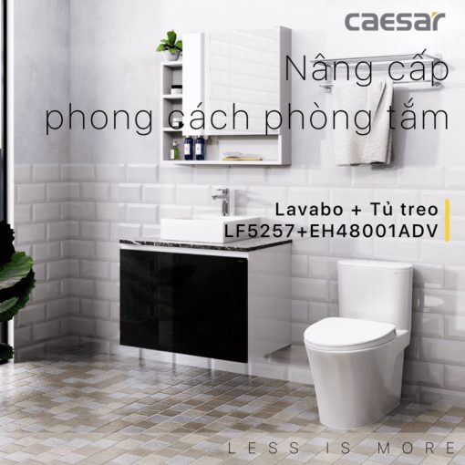 CAESAR LF5257 EH48001ADV - Tủ lavabo