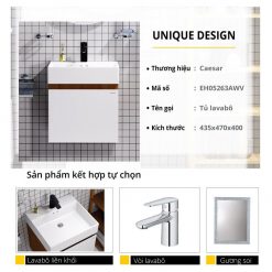 CAESAR LF5263 EH05263AWV - Tủ lavabo 3 CAESAR LF5263 EH05263AWV - Tủ lavabo