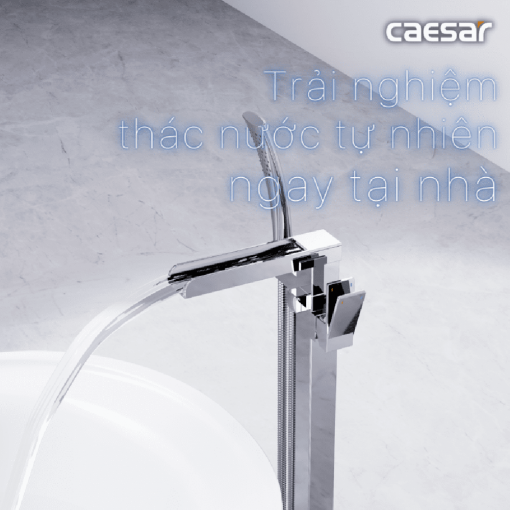 Caesar AS689C - Vòi sen bồn tắmđặt sàn nóng lạnh