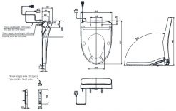 TOTO MS625CDW12#XW - Bồn cầu thông minh nắp rửa điện tử TCF4911EZ 2 TOTO MS625CDW12#XW - Bồn cầu thông minh nắp rửa điện tử TCF4911EZ