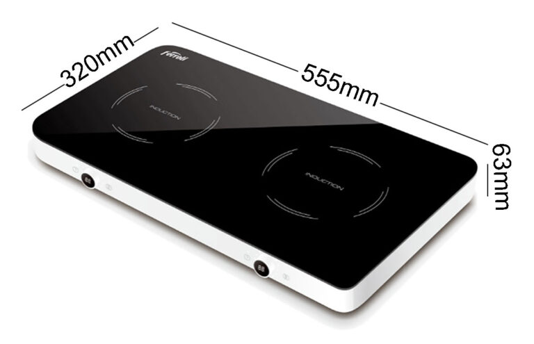 Bản vẽ kích thước Bếp từ đôi FERROLI ID3000KP dương bàn