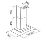 Máy hút mùi CANZY CZ 70AG 70cm kính cong - Ảnh 2