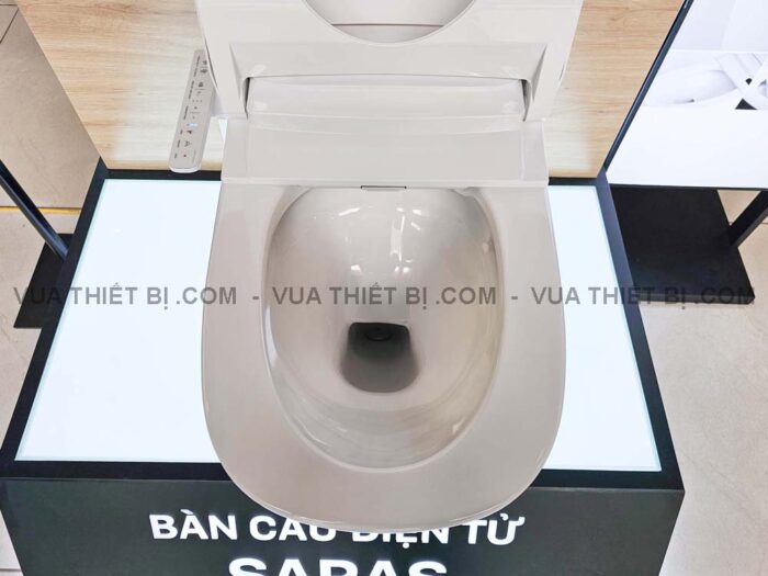Bồn cầu thông minh INAX AC-816VN SARAS LIGHT E nắp điện tử - Ảnh 11