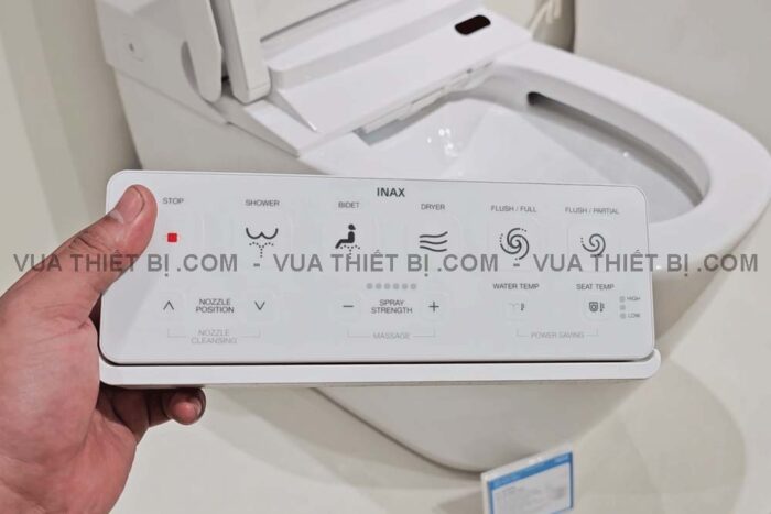 Bồn cầu thông minh INAX AC-819VN SARAS AUTO OPEN nắp điện tử - Ảnh 6