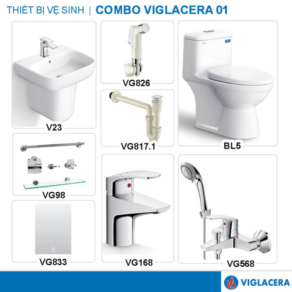 COMBO VIGLACERA BL5 VG826 V23 VG168 VG817.1 VG568 VG833 VG98