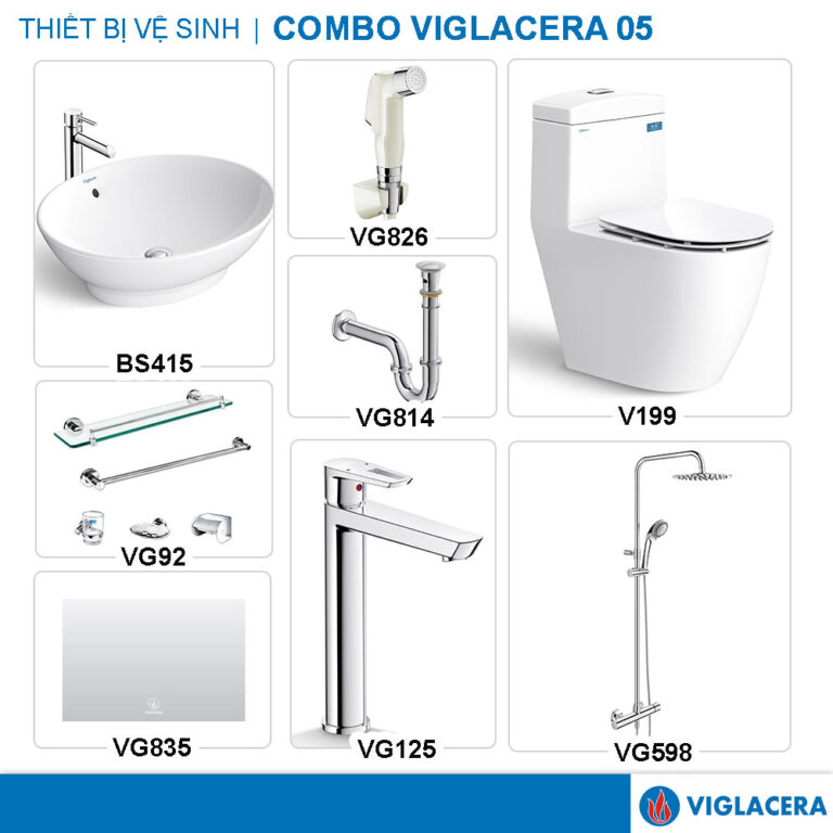 COMBO VIGLACERA V199 VG826 BS415 VG125 VG814 VG598 VG835 VG92