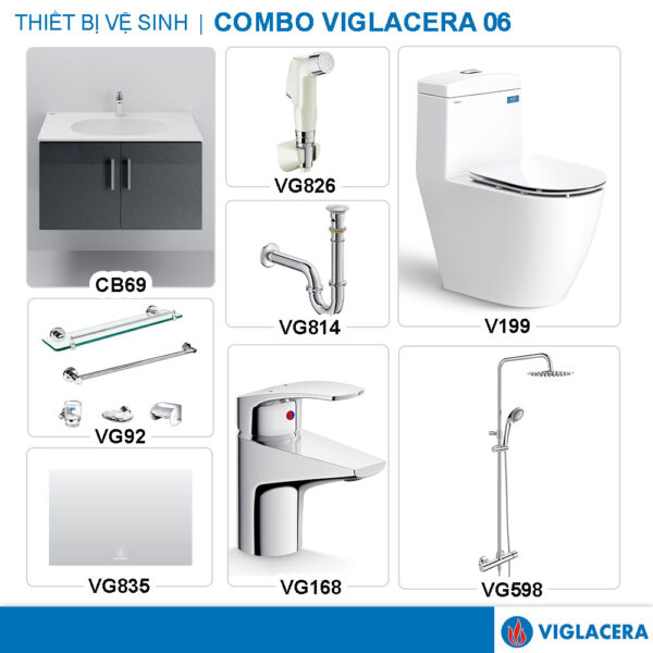 COMBO VIGLACERA V199 VG826 CB69 VG168 VG814 VG598 VG835 VG92