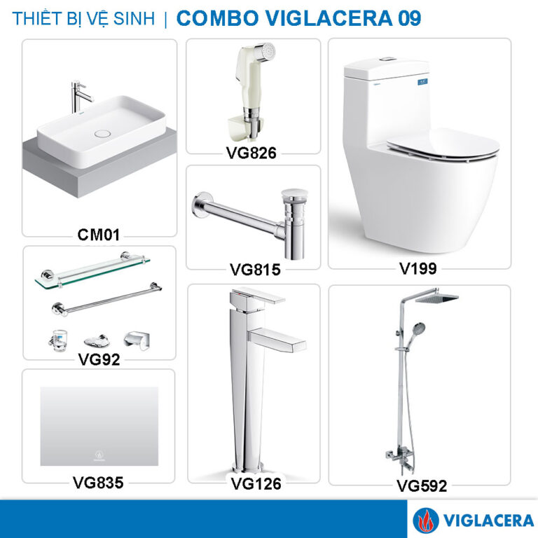 COMBO VIGLACERA V199 VG826 CM01 VG126 VG815 VG592 VG835 VG92