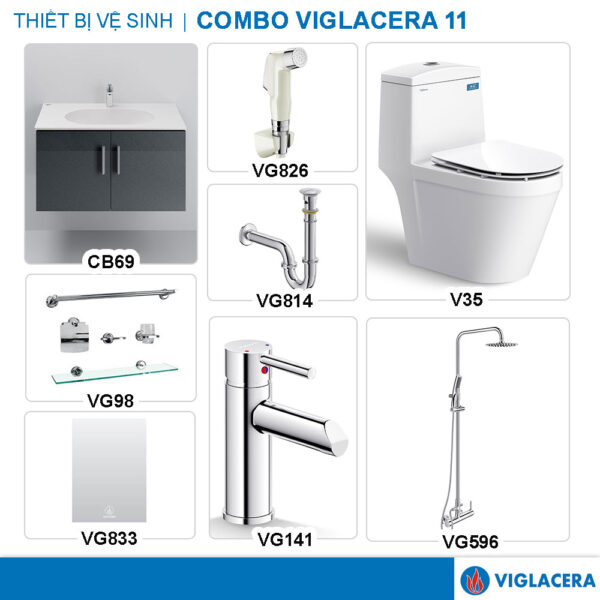 COMBO VIGLACERA V35 VG826 CB69 VG141 VG814 VG596 VG833 VG98