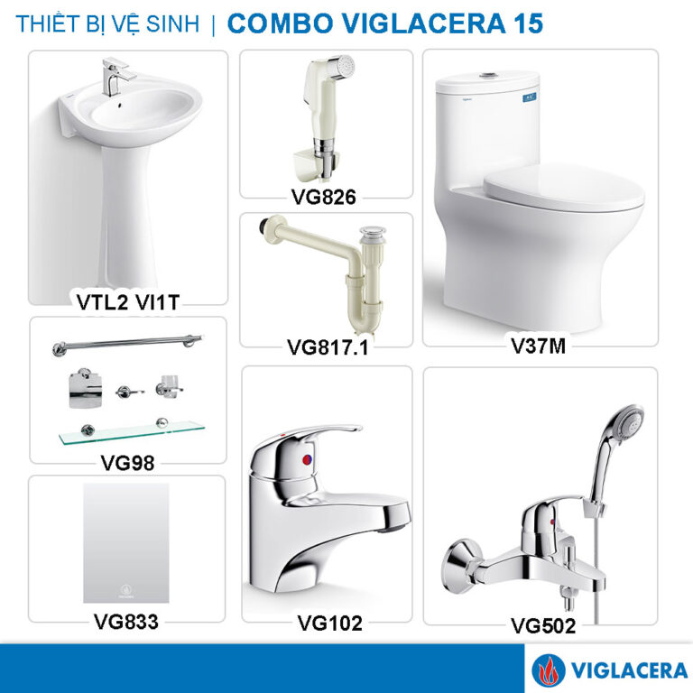 COMBO VIGLACERA V37M VG826 VTL2 VI1T VG102 VG817.1 VG502 VG833 VG98