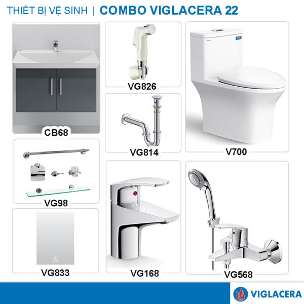 COMBO VIGLACERA V700 VG826 CB68 VG168 VG814 VG568 VG833 VG98