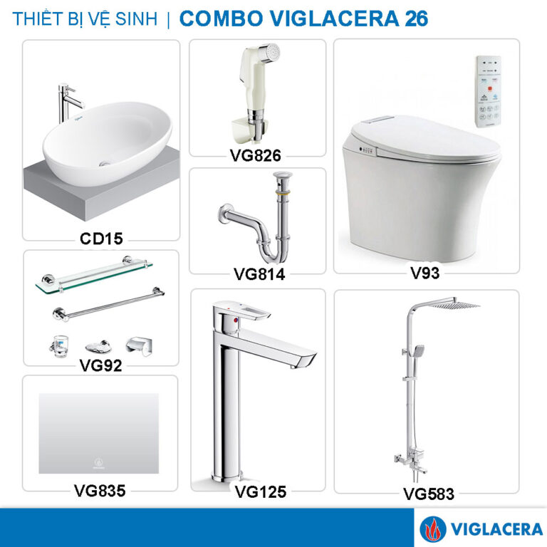 COMBO VIGLACERA V93 VG826 CD15 VG125 VG814 VG583 VG835 VG92