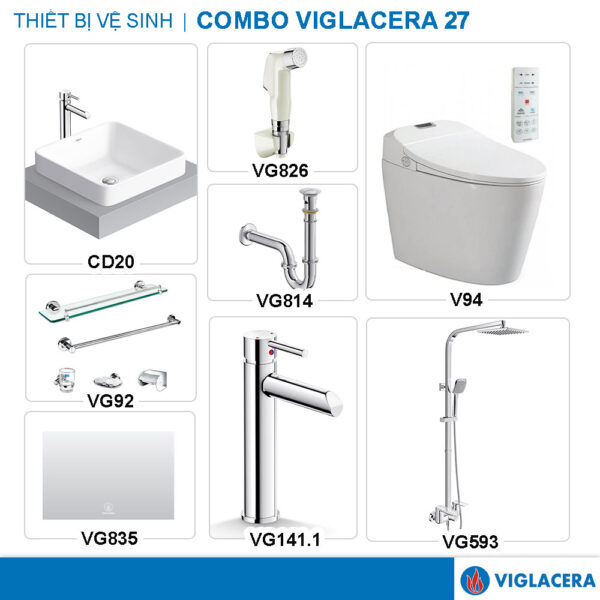 COMBO VIGLACERA V94 VG826 CD20 VG141.1 VG814 VG593 VG835 VG92