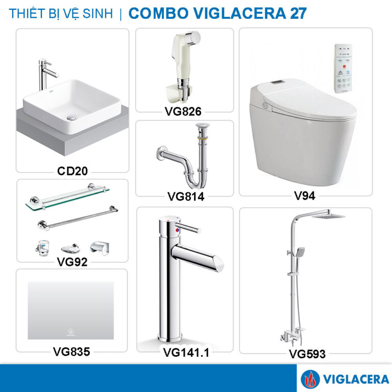 COMBO VIGLACERA V94 VG826 CD20 VG141.1 VG814 VG593 VG835 VG92