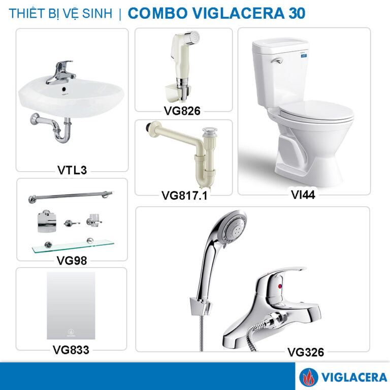COMBO VIGLACERA VI44 VG826 VTL3 VG326 VG817.1 VG833 VG98