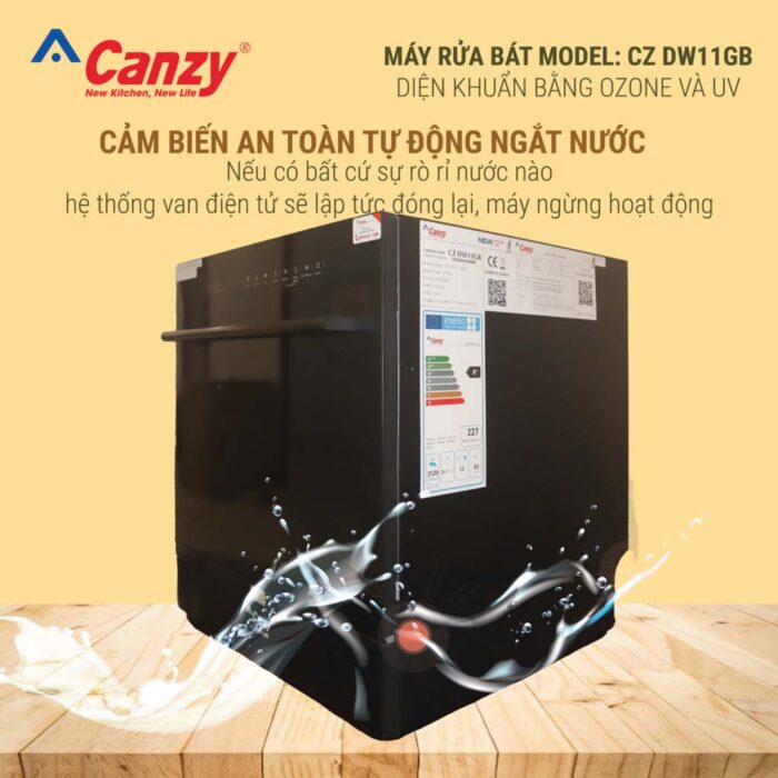 Máy rửa bát CANZY CZ DW11GB độc lập - Ảnh 9