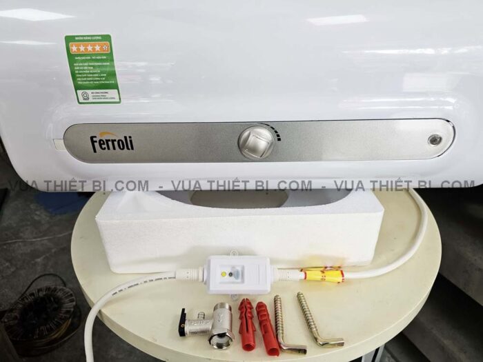 Bình nóng lạnh Ferroli QQ evo 30 AG+ 30L lít ngang gián tiếp 2500w - Ảnh 3