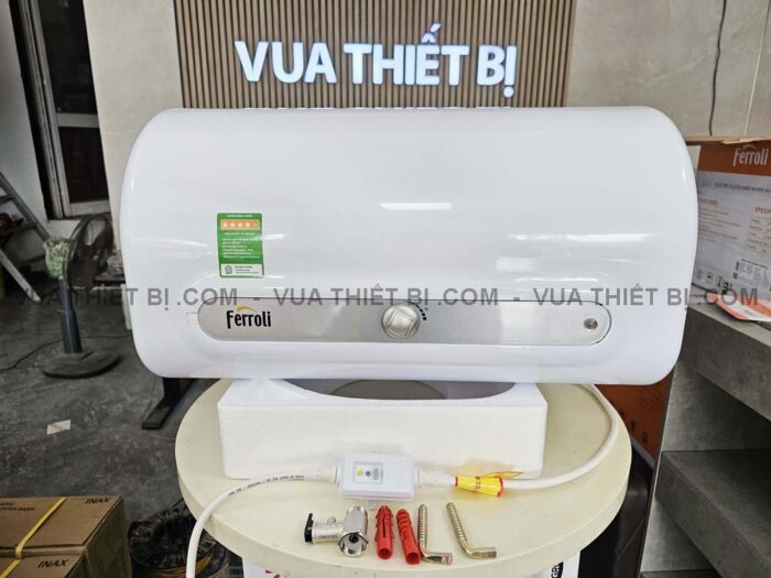 Bình nóng lạnh Ferroli QQ evo 30 AG+ 30L lít ngang gián tiếp 2500w - Ảnh 4