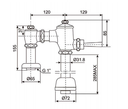 Bản-vẽ-kỹ-thuật-Bộ-xả-bồn-cầu-AMERICAN-STANDARD-WF-9803
