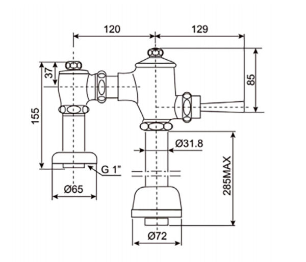 Bản-vẽ-kỹ-thuật-Bộ-xả-bồn-cầu-AMERICAN-STANDARD-WF-9803
