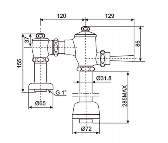 Bản-vẽ-kỹ-thuật-Bộ-xả-bồn-cầu-AMERICAN-STANDARD-WF-9803