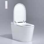 Bồn cầu thông minh CAESAR CA1389H nắp rửa điện tử