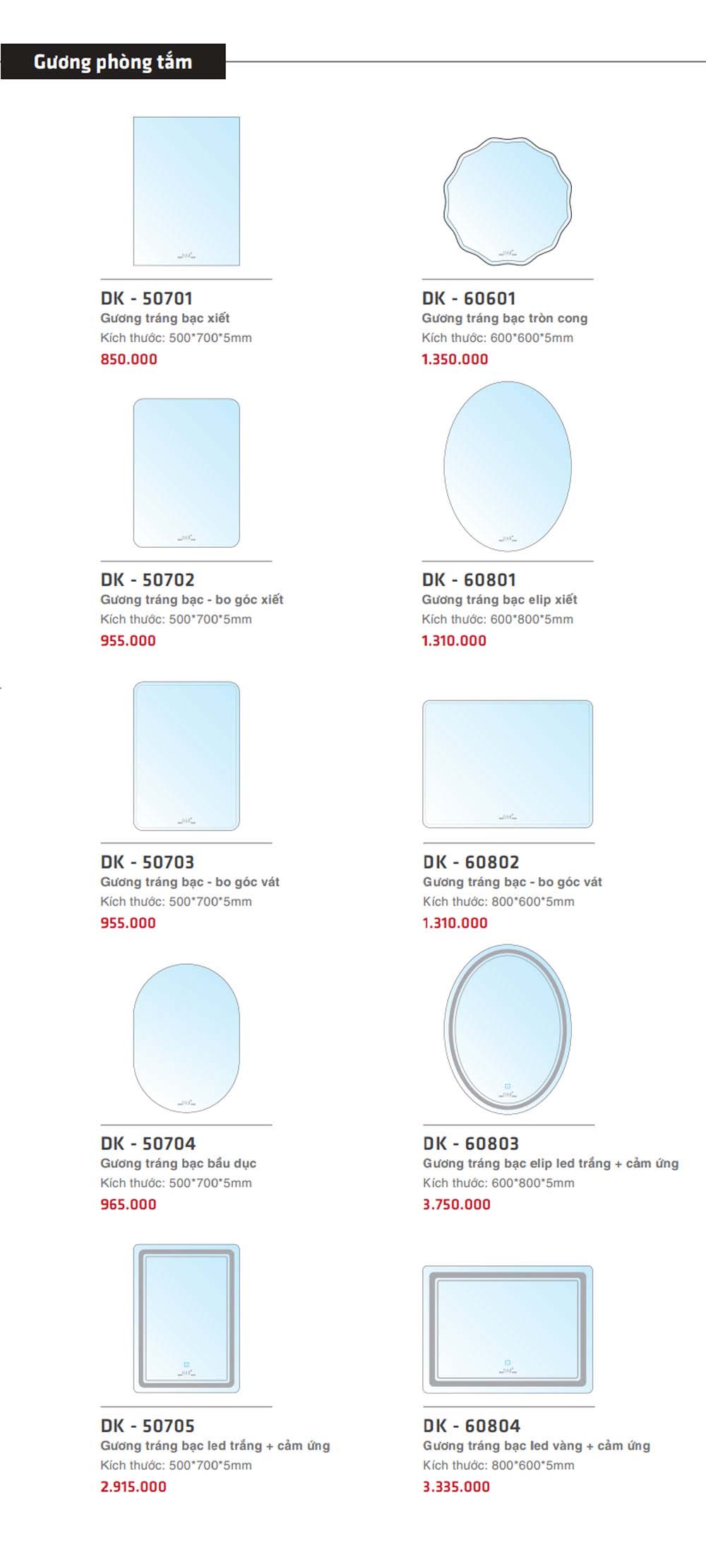 Catalogue DK 2023 Bang gia Thiet bi ve sinh nhap khau 12