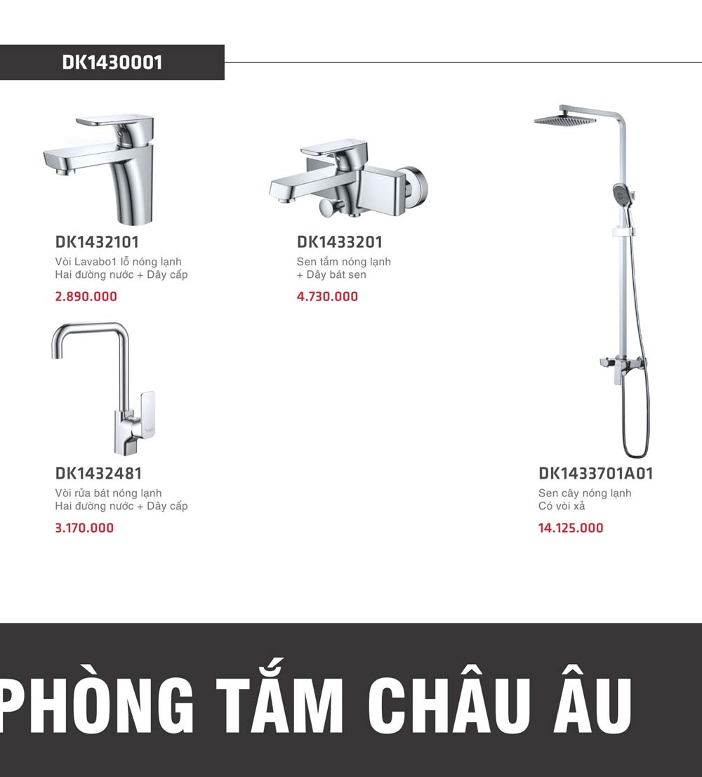 Catalogue DK 2023 Bang gia Thiet bi ve sinh nhap khau 16