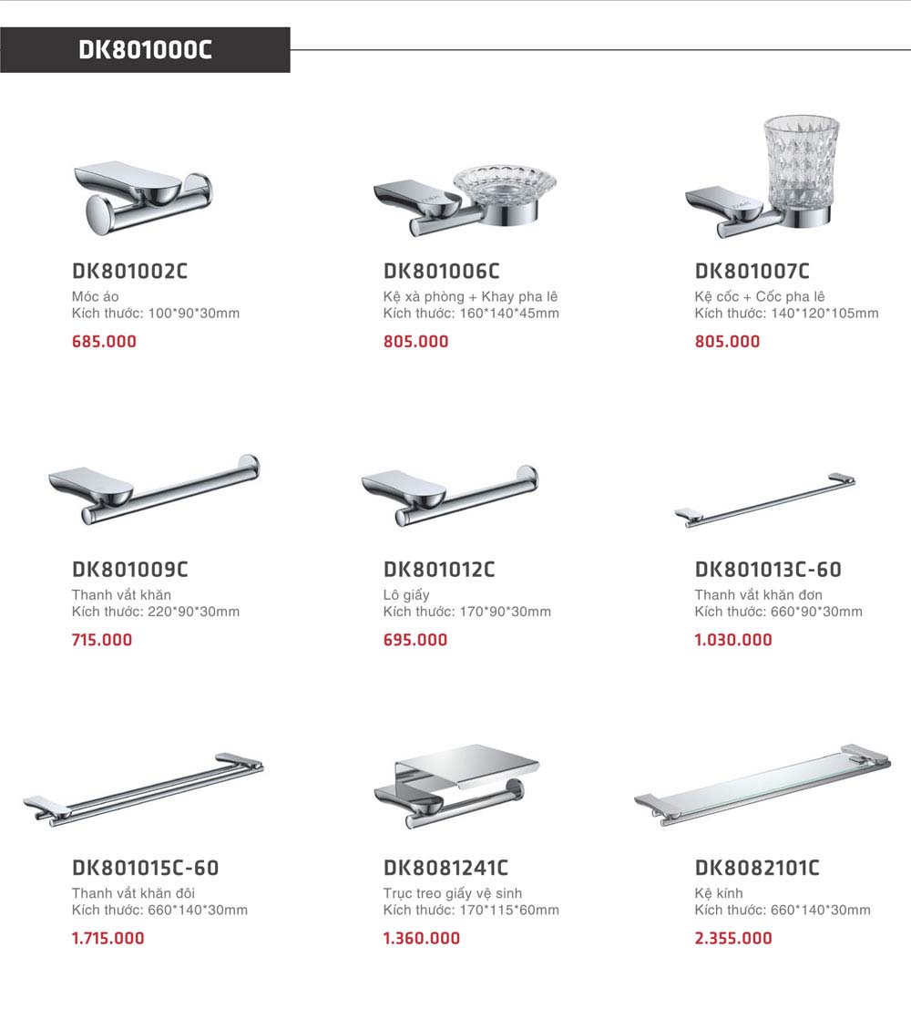 Catalogue DK 2023 Bang gia Thiet bi ve sinh nhap khau 33