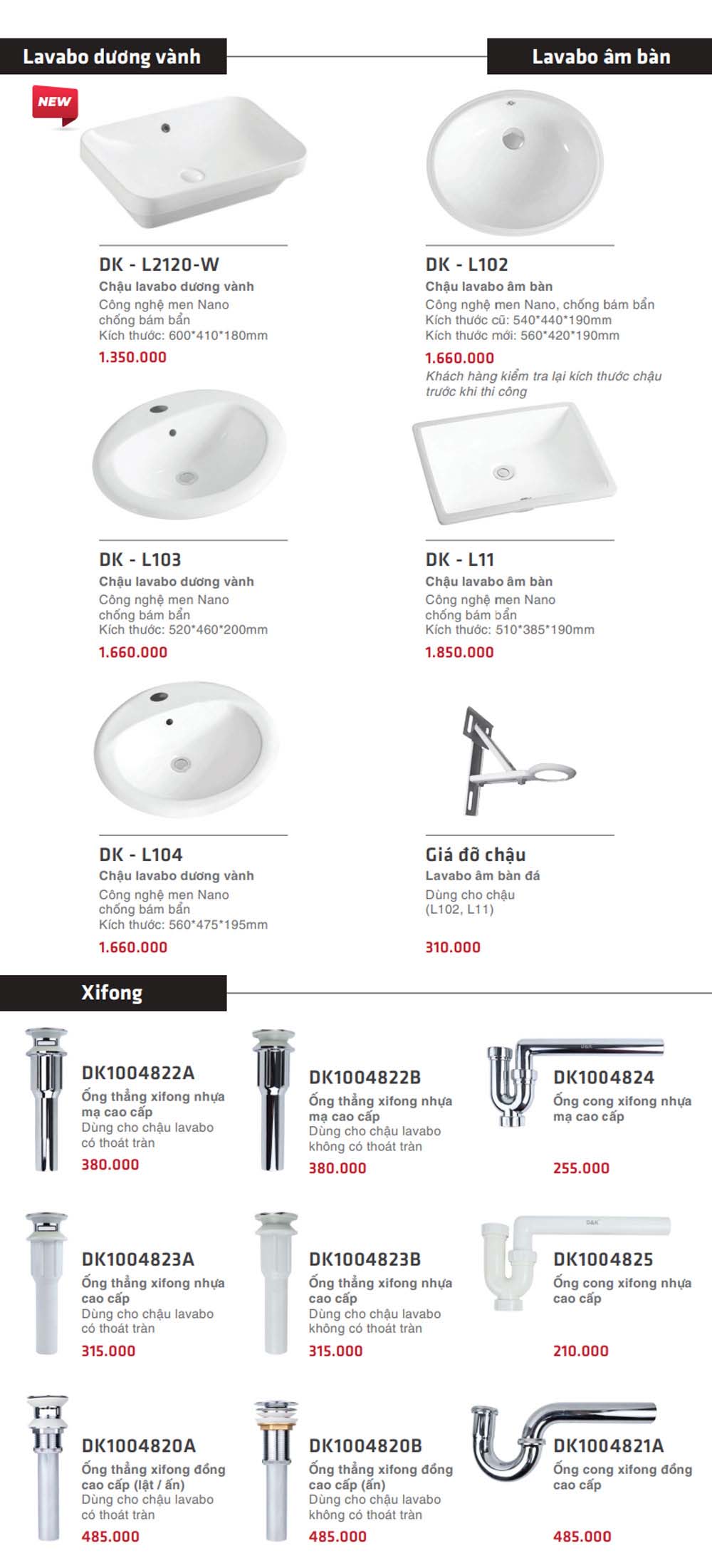 Catalogue DK 2023 Bang gia Thiet bi ve sinh nhap khau 6