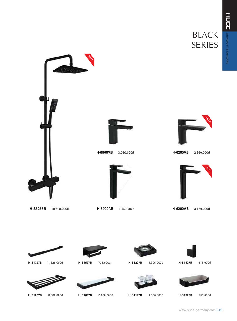 Catalogue HUGE 2023 Bang gia Thiet bi ve sinh nhap khau 15
