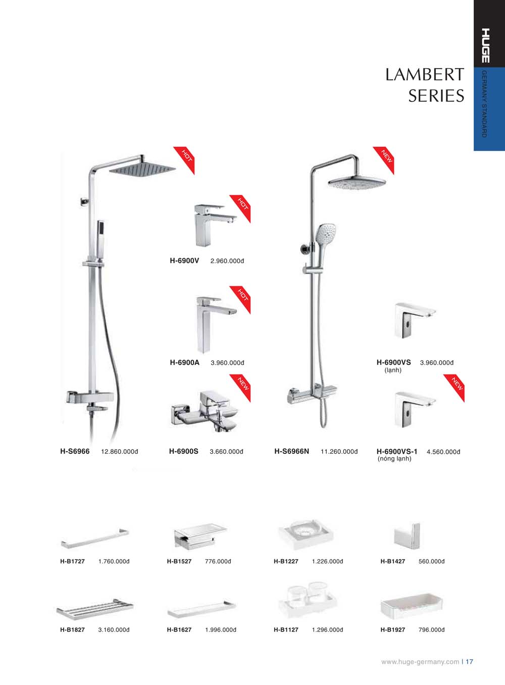 Catalogue HUGE 2023 Bang gia Thiet bi ve sinh nhap khau 17