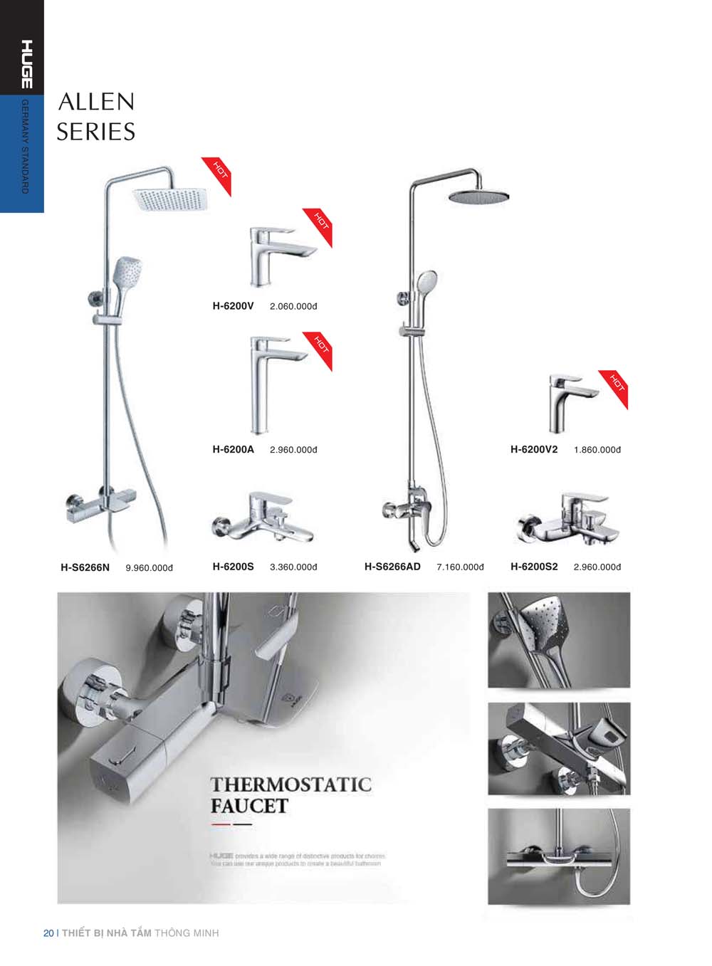 Catalogue HUGE 2023 Bang gia Thiet bi ve sinh nhap khau 20