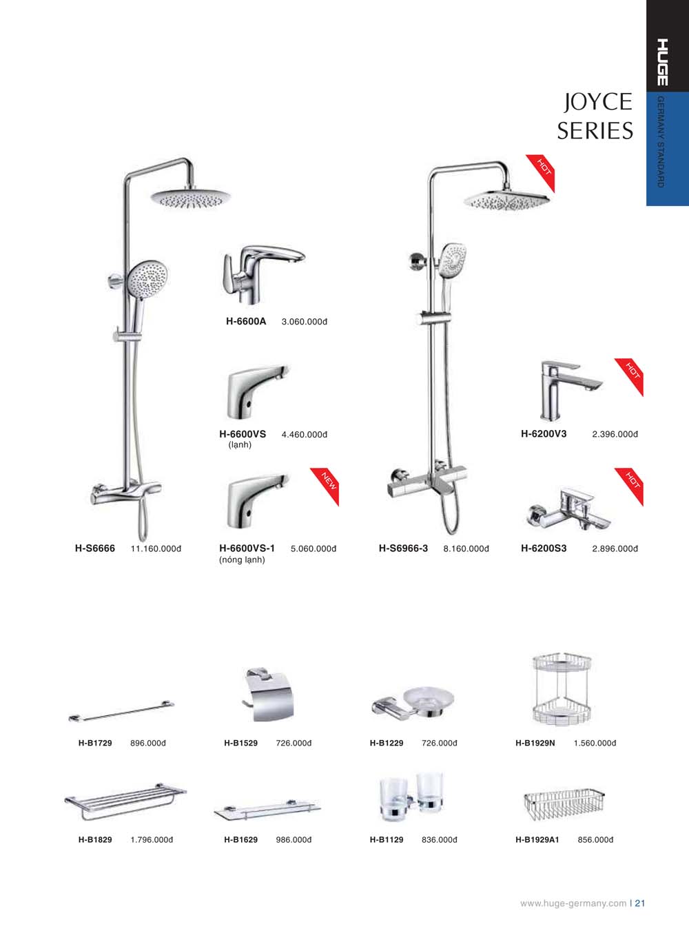 Catalogue HUGE 2023 Bang gia Thiet bi ve sinh nhap khau 21