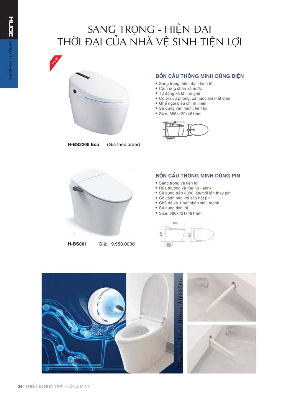 Catalogue HUGE 2023 Bang gia Thiet bi ve sinh nhap khau 34