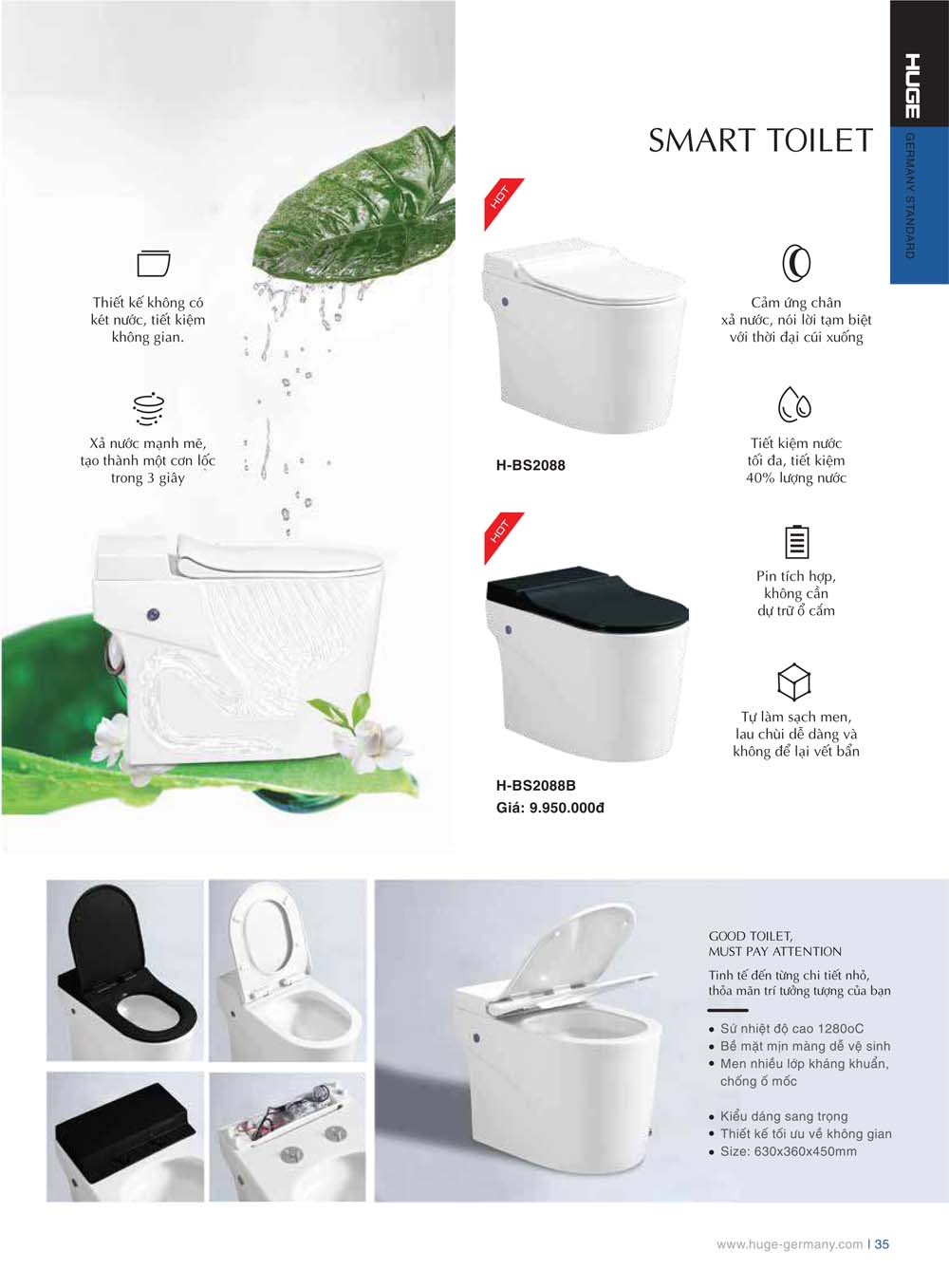 Catalogue HUGE 2023 Bang gia Thiet bi ve sinh nhap khau 35