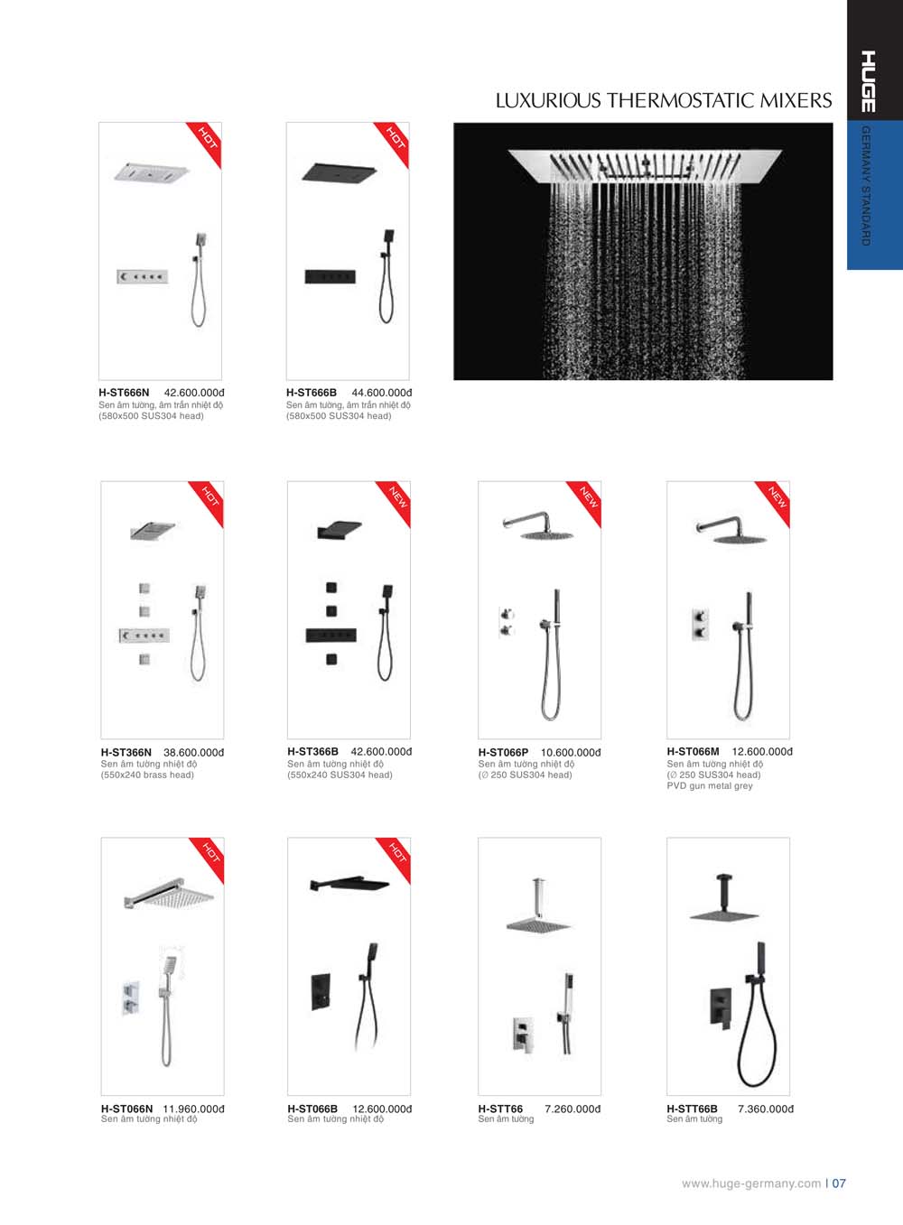 Catalogue HUGE 2023 Bang gia Thiet bi ve sinh nhap khau 7